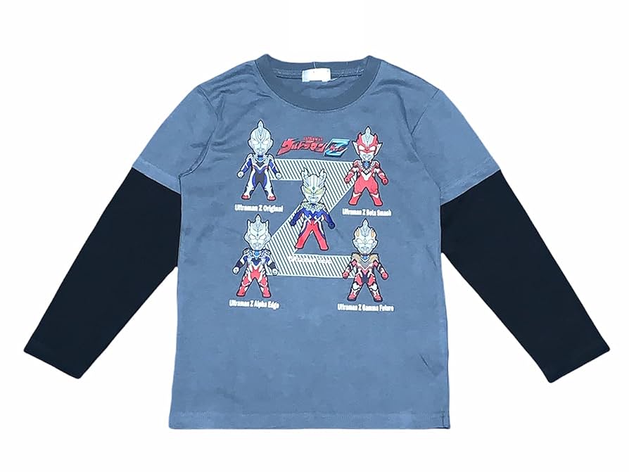 Amazon.co.jp: ウルトラマン Tシャツ 長袖 ロンT レイヤード風